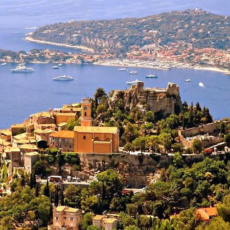 Eze - Appartement Dans Bas De Villa Avec Piscine Pres De Monaco Экстерьер фото